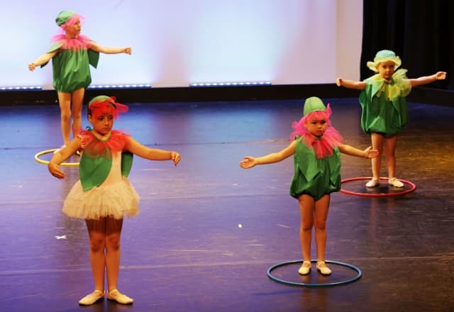 Klassiek ballet kinderen die dansen