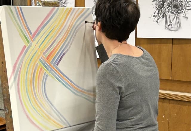 Cursus schilderen met olieverf in De Kubus