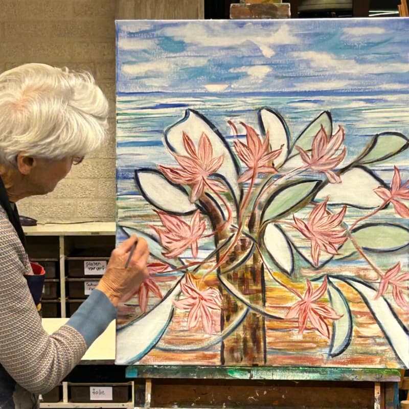 Cursus schilderen met olieverf in De Kubus