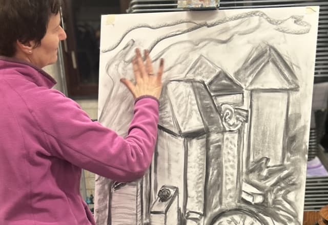 Cursus schilderen met olieverf in De Kubus