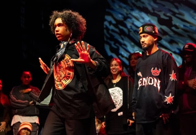 twee jongens aan het freestylen