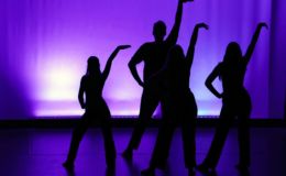 Street jazz dansende schaduwen