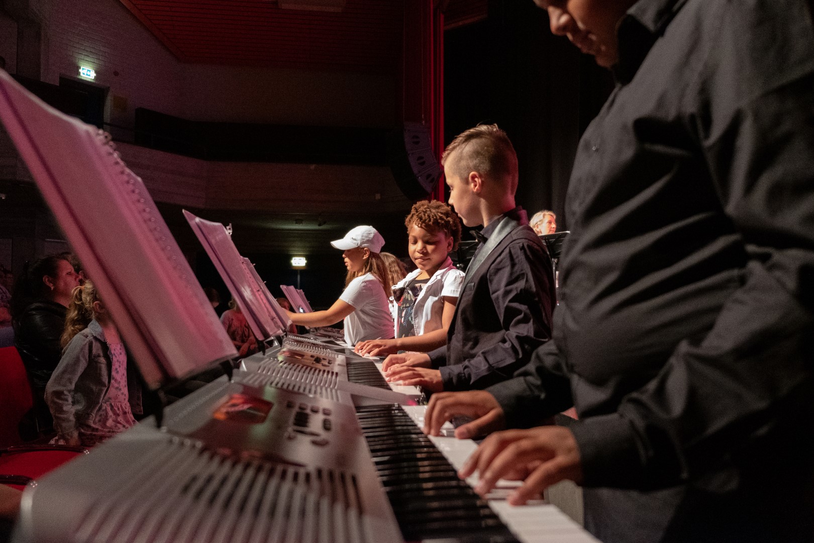 Keyboard lessen bij de Kubus in Lelystad.