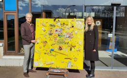 Kubus maakt galerie van vaccinatielocatie