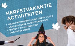 Gratis workshops herfstvakantie